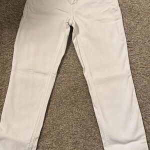 LC Lauren Conrad Women's Cream Ankle Jeans